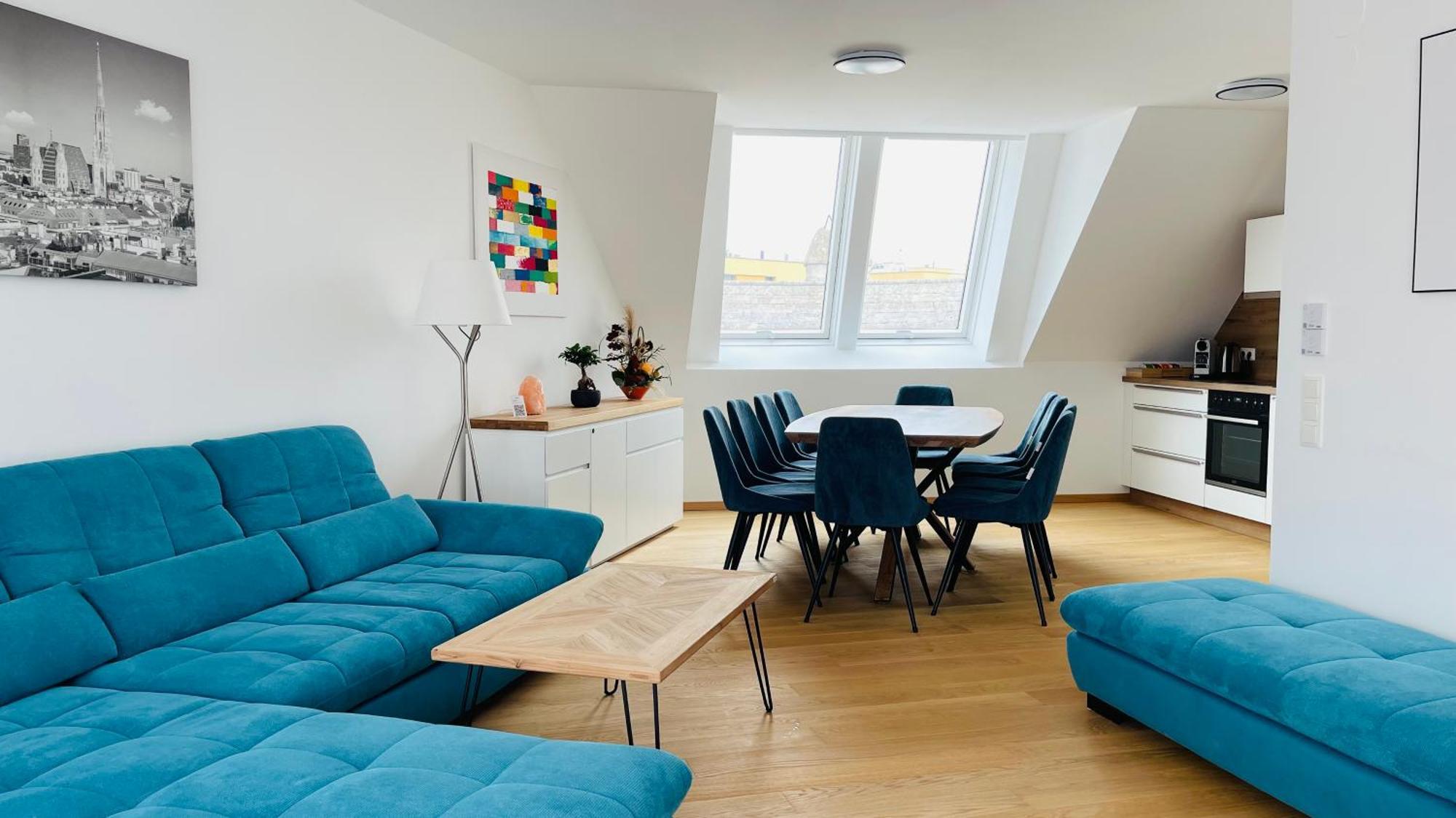 Spacious Penthouse - 4 For Up To 10 Guests - Contactless Check-in * Wien